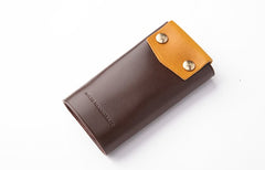 Handmade Cute LEATHER Womens Key Wallet Leather Small Key Holders FOR Women