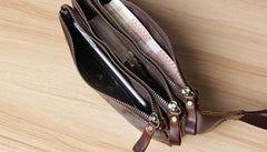 Leather Fanny Pack Mens Waist Bag Hip Pack Belt Bag for Men