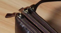 Leather Fanny Pack Mens Waist Bag Hip Pack Belt Bag for Men