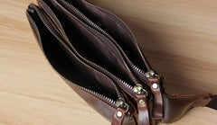 Leather Fanny Pack Mens Waist Bag Hip Pack Belt Bag for Men