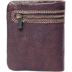 Handmade Leather Mens Small Wallet billfold Bifold Wallet for Men