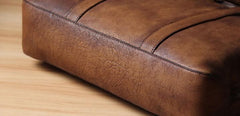Handmade Leather Vintage Mens Handbag Briefcase Work Bag Business Bag for men