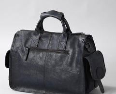 Vintage Leather Brown Mens Travel Bags Messenger Bag Shoulder Bag for Men