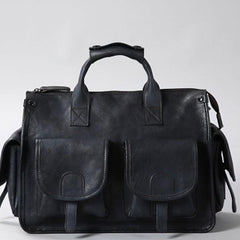 Vintage Leather Brown Mens Travel Bags Messenger Bag Shoulder Bag for Men