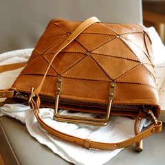 Tan Leather Handbag Small Tan Handbag Unusual Handbags Purses - Annie Jewel