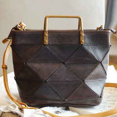 Tan Leather Handbag Small Tan Handbag Unusual Handbags Purses - Annie Jewel
