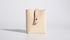 Handmade LEATHER Black Beige Womens Bifold Small Wallet Cute Leather Small Wallet FOR Women