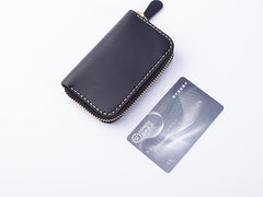 Handmade LEATHER Mens Small Zipper Car Key Wallet Leather Key Holders FOR Men
