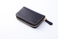 Handmade LEATHER Mens Small Zipper Car Key Wallet Leather Key Holders FOR Men