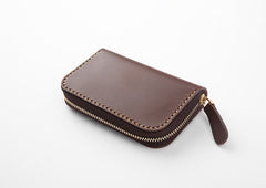 Handmade LEATHER Mens Small Zipper Car Key Wallet Leather Key Holders FOR Men