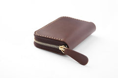 Handmade LEATHER Mens Small Zipper Car Key Wallet Leather Key Holders FOR Men