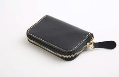 Handmade LEATHER Mens Small Zipper Car Key Wallet Leather Key Holders FOR Men