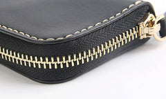 Handmade LEATHER Mens Small Zipper Car Key Wallet Leather Key Holders FOR Men