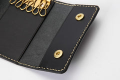 Handmade LEATHER Mens Womens Key Wallet Leather Small Key Holders FOR Women Mens