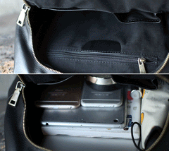 Cute Trendy Backpacks Womens Black Backpack Purse - Annie Jewel