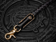Cool Leather Braided Biker Wallet Chain for Chain Wallet Biker Wallet Chain