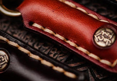 Cool Leather Braided Biker Chain Carp Wallet Chain for Chain Wallet Biker Wallet
