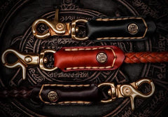 Cool Leather Braided Biker Wallet Chain for Chain Wallet Biker Wallet Chain