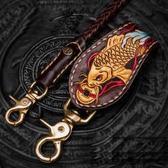 Cool Leather Braided Biker Wallet Chain for Chain Wallet Biker Wallet Chain