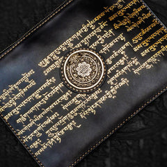 Handmade Leather Carp Tooled Wristlet Bag iPad Bag Mens Cool Leather Wallet Long Clutch for Men