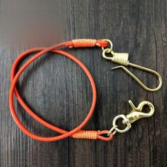 Handmade Leather Cool Punk Rock Wallet Chain Biker Trucker Wallet Chain Trucker Wallet Chain for Men