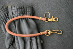 Handmade Leather Cool Punk Rock Wallet Chain Biker Trucker Wallet Chain Trucker Wallet Chain for Men