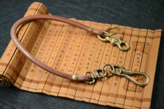 Handmade Leather Cool Punk Rock Wallet Chain Biker Trucker Wallet Chain Trucker Wallet Chain for Men