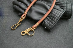 Handmade Leather Cool Punk Rock Wallet Chain Biker Trucker Wallet Chain Trucker Wallet Chain for Men