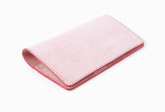 Handmade Leather Cute Womens Passport Wallet Long Travel Wallet for Women
