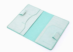 Handmade Leather Cute Womens Passport Wallet Long Travel Wallet for Women