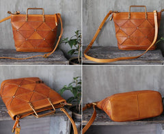 Tan Leather Handbag Small Tan Handbag Unusual Handbags Purses - Annie Jewel