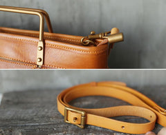 Tan Leather Handbag Small Tan Handbag Unusual Handbags Purses - Annie Jewel