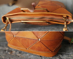 Tan Leather Handbag Small Tan Handbag Unusual Handbags Purses - Annie Jewel