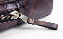 Handmade Leather Mens Briefcases Work Bag Laptop Bag Business Bag for Men