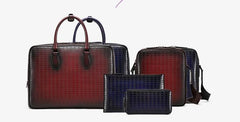Cool Leather Mens Briefcases Work Bag Laptop Bag Business Bag for Men