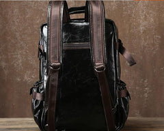 Leather Cool Mens Backpack Large Travel Backpack Hiking Backpack for Men