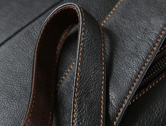 Cool Leather Mens Backpack Large Travel Backpack Hiking Bag for Men
