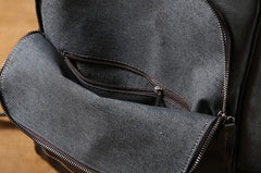 Cool Leather Mens Backpack Large Travel Backpack Hiking Bag for Men