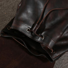 Leather Mens Cool Backpacks Large Travel Backpack Hiking Backpack for Men
