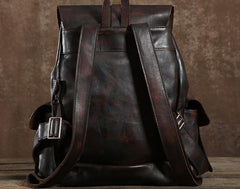 Leather Mens Cool Backpacks Large Travel Backpack Hiking Backpack for Men