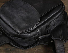 Leather Mens Cool Chest Bags Sling Bag Sling Shoulder Bag for men