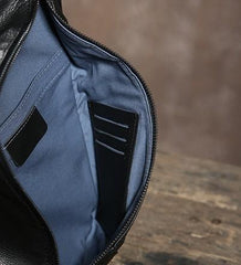 Leather Mens Cool Chest Bag Sling Bag Shoulder Sling Bag Travel Sling Bag for men