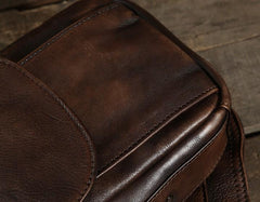 Leather Mens Cool Chest Bags Sling Bag Sling Shoulder Bag for men