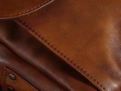 Leather Mens Cool Chest Bags Sling Bag Sling Shoulder Bag for men