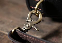 Cool Leather Mens Sling Bag Sling Shoulder Bag Chest Bag for men