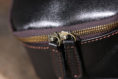 Cool Leather Mens Sling Bag Sling Shoulder Bag Chest Bag for men