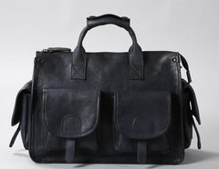 Leather Mens Cool Messenger Bag Travel Bag Business Bag Laptop Bag for men