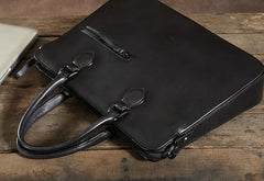Cool Leather Mens Briefcases Work Bag Business Bags Laptop Bag for men