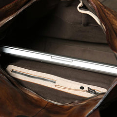 Vintage Leather Mens Cool Messenger Bag Work Bag Business Bag Laptop Bag for men