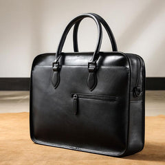 Leather Mens Cool Briefcase Shoulder Bag Work Bag Business Bag Laptop Bag for men